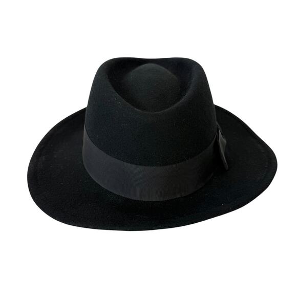 Vintage Street Smart by Betmar Fedora Hat 100% Wool Felt Women's Made in USA - Picture 13 of 15